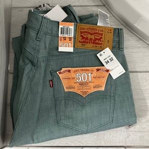 Levi’s STF 501 White Oak Cone Mills Jeans. 34” x 32”. NWT
